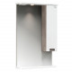 Зеркальный шкафчик Onika Харпер 58 белый глянцевый, правый, с подсветкой (205849)  (205849)