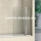Шторка для ванны Gappo правая хром/стекло (G406.1.80) 80x140 см  (G406.1.80)