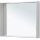 Зеркало подвесное для ванной Allen Brau Reality 90х75 с подсветкой и сенсорным выключателем, серебро браш (1.32019.02)  (1.32019.02)