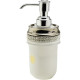 Дозатор для жидкого мыла настенный Migliore Dubai 28485 белый хром  (28485)