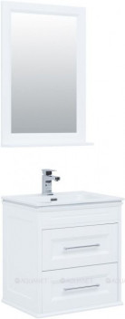 Комплект мебели для ванной Aquanet Бостон М 60 белый матовый (00210629)