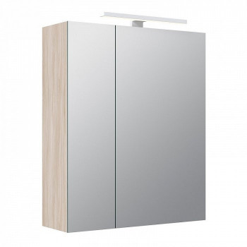 Зеркало-шкаф IDDIS Mirro 50 двухдверный (MIR5002i99), дизайн современный
