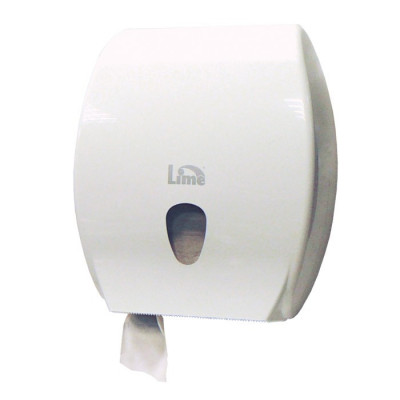Lime Диспенсер Kompatto для рулонной туалетной бумаги 200 м Mini 27х13х26.5 белый