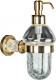 Дозатор для жидкого мыла Boheme Murano Crystal 10912-CRST-G настенный, золото  (10912-CRST-G)