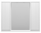 Зеркальный шкаф в ванную Brevita Balaton 980x140x800 белый (BAL-04100-01-011)  (BAL-04100-01-011)