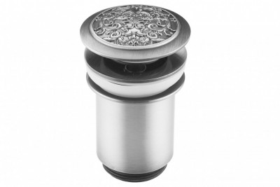 Zorg Antic AZR 2 SL донный клапан для раковины, матовое серебро