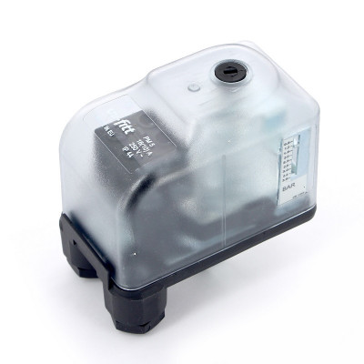 Реле давления UNI-FITT PM 5 с накидной гайкой 1/4", 1-5 бар, в прозрачном корпусе с градуированной шкалой (261T0105)