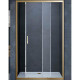 Душевая дверь Vincea Alpha 110 VDS-3AL110CLG пр-ль брашированное золото стекло прозрачное  (VDS-3AL110CLG)