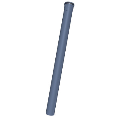 Труба канализационная DN 75, длина 1000 мм, 3-х слойная, шумопоглощающая, с раструбом PKEM, синий POLOPLAST POLO-KAL NG (P2033)