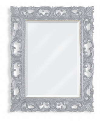 MIGLIORE 30588 зеркало прямоугольное "ажурное", серебро