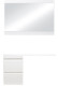 Комплект мебели Style Line Даллас 100 L Люкс Plus подвесной, белый  (СС-00000311+СС-00000567+СС-00000516)