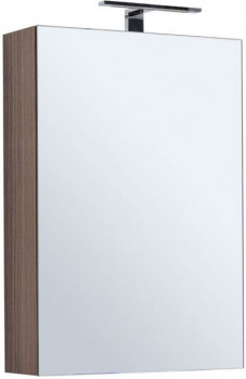 Зеркало-шкаф Aquanet Нью-Йорк 60 орех подвесное прямоугольное (00203951)
