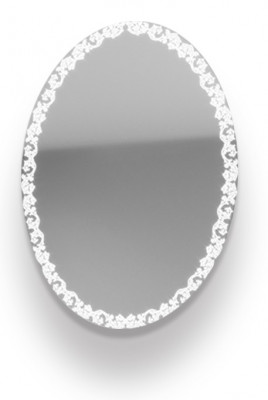 Зеркало подвесное для ванной Marka One Joli 75 Light белый (У26308)
