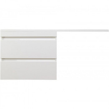 Тумба Style Line Даллас 150 СС-00002304 подвесная белая с раковиной (чаша слева)