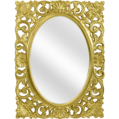 Зеркало для ванной подвесное Migliore CDB 73 30494 золото округлое