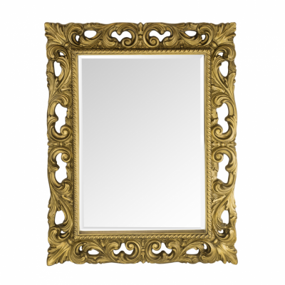 MIGLIORE 30489 зеркало прямоугольное "ажурное", золото