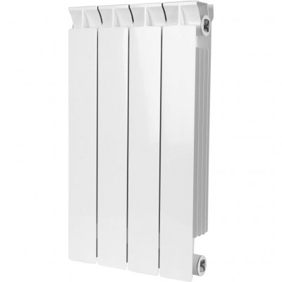 Радиатор биметаллический боковое подключение (белый RAL 9010) STOUT STYLE 500 4 секции (SRB-0110-050004)