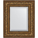 Зеркало настенное Evoform Exclusive 60х50 BY 3375 с фацетом в багетной раме Виньетка состаренная бронза 109 мм  (BY 3375)