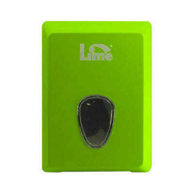 Lime диспенсер для листовой туалетной бумаги V укладки зелёный 21.5 x 12.5 x 16 см