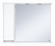 Зеркальный шкаф Misty Алиса - 90 белый левый Э-Али04090-01Л  (Э-Али04090-01Л)
