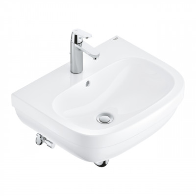 Набор для ванной GROHE Euro Ceramic: раковина, смеситель, угловые вентили и сифон (39642000)