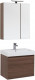 Мебель для ванной Aquanet Нью-Йорк 70 орех напольная/подвесная (00211660)  (00211660)