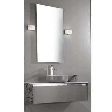 Armadi Art Moderno Dorato DRCL71 комплект мебели для ванной с вертикальным зеркалом, пыльный серый/стальной