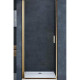 Душевая дверь Vincea Alpha 90 VDP-3AL900CLG пр-ль брашированное золото стекло прозрачное  (VDP-3AL900CLG)