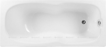 Акриловая ванна Aquanet Riviera 180x80 с каркасом пристенная прямоугольная (00231080)