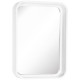 Зеркало в ванную Creavit Pion Plus 58 PN1070.01.BB с подсветкой белое прямоугольное  (PN1070.01.BB)