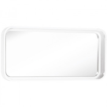 Зеркало в ванную Creavit Pion 118 PN1120.01.BB с подсветкой белое прямоугольное