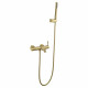 Смеситель для ванны Boheme Uno 463-MG с душем, Matt Gold (золото матовый)  (463-MG)