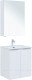 Комплект мебели для ванной Aquanet Алвита New 60 2 дверцы, белый матовый (00274220)  (00274220)