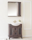 Аллигатор-мебель Валенсия 75 комплект мебели для ванной (тумба стекло + зеркало), массив бука фасад: стекло (вал-75-стекло)