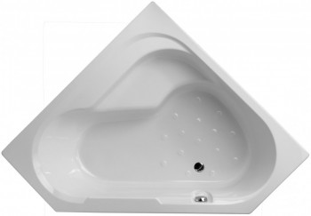 Угловая правосторонняя ванна-душ 145 x 145 см с ножками белая JACOB DELAFON BAIN-DOUCHE (E6221-00)