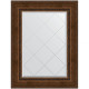 Зеркало настенное Evoform ExclusiveG 95х72 BY 4128 с гравировкой в багетной раме Состаренная бронза с орнаментом 120 мм  (BY 4128)