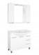 Комплект мебели Style Line Жасмин 100 белый  (ЛС-00000171+ЛС-00000585+ЛС-00000586)
