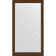 Зеркало настенное Evoform ExclusiveG Floor 207х117 BY 6379 с гравировкой в багетной раме Состаренная бронза с орнаментом 120 мм  (BY 6379)
