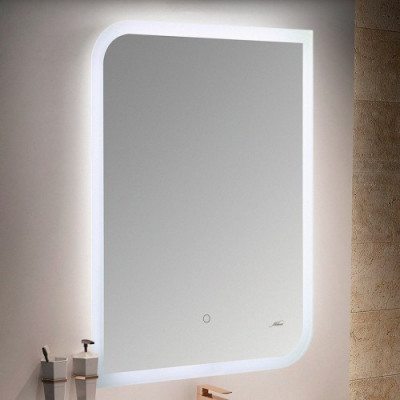 Зеркало в ванную с LED-подсветкой MELANA-6080 MLN-LED078 прямоугольное 600х800