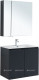 Комплект мебели для ванной Aquanet Алвита New 80 2 дверцы, антрацит (00274212)  (00274212)