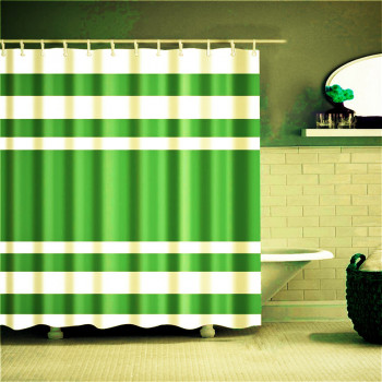 Штора для ванной Primanova Velvet, 180х200 PLE (зеленый) DR-80006