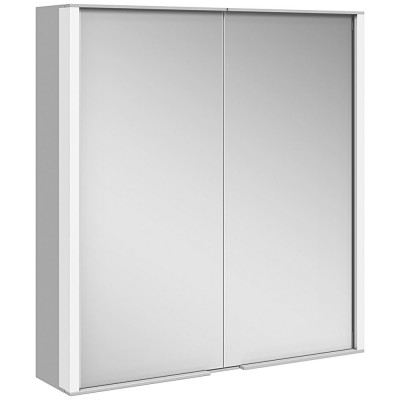 Зеркальный шкаф в ванную Keuco Royal Match 65 12801 171301 с подсветкой серебряный