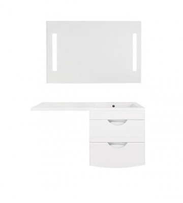 Комплект мебели Style Line Жасмин-2 120 R Люкс Plus белый