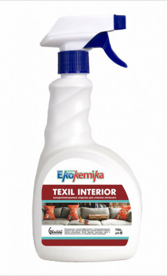 Ekokemika Texil interior концентрированное средство на инзимах для очистки интерьера, мягкой мебели и оббивки салона автомобиля, 0.75 л