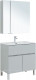 Комплект мебели для ванной Aquanet Алвита New 80 1 ящик, 2 дверцы, серый (00274211)  (00274211)