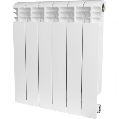 Радиатор биметаллический боковое подключение (белый RAL 9016) STOUT VEGA 500 4 секций (SRB-1310-050004)