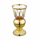 MIGLIORE Luxor 26124 стакан настольный хрусталь, декор золото, золото  (26124)