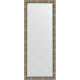 Зеркало напольное Evoform ExclusiveG Floor 198х78 BY 6307 с гравировкой в багетной раме Серебряный бамбук 73 мм  (BY 6307)