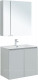 Комплект мебели для ванной Aquanet Алвита New 80 2 дверцы, серый (00274210)  (00274210)