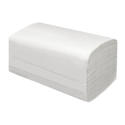 Бумажные полотенца листовые 1-слойные белые V-КЛАССИК 5000 (20 пачек х 250 листов) MERIDA BP1202